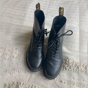Doc Martens Leather Boots, Size 10